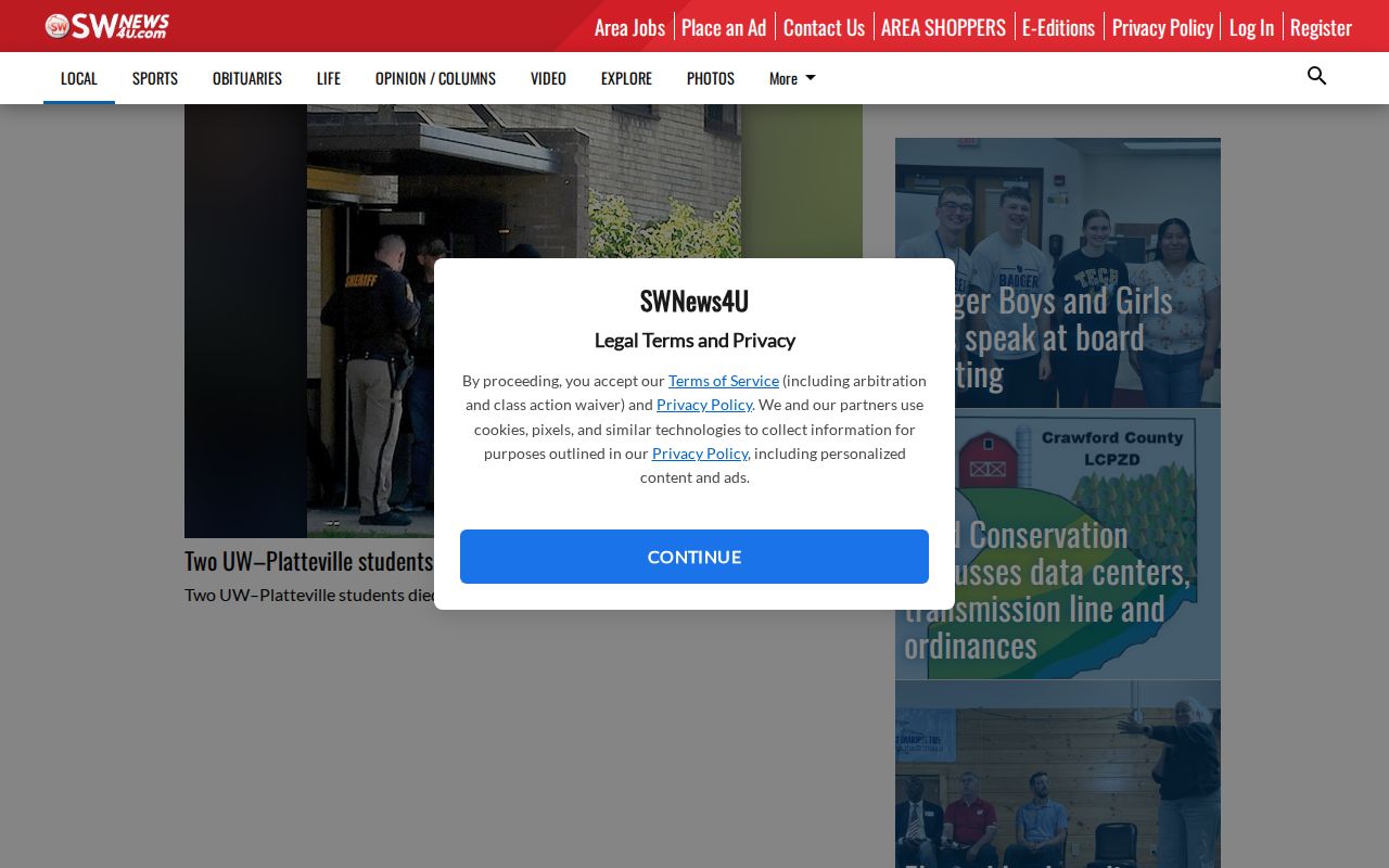 Crawford County crime news source view of SWNews4U Courts and Crime